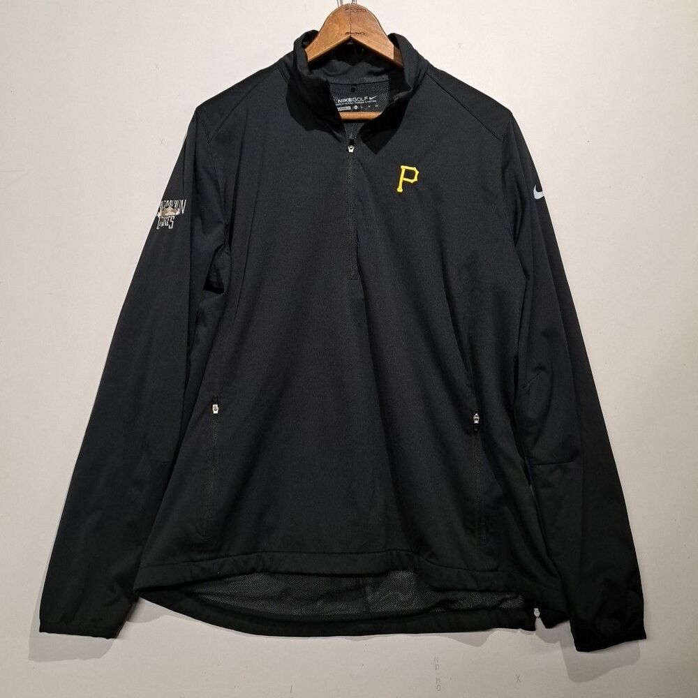 Nike Womens Windproof Golf 1/4 Zip Jacket Champion Lakes Pittsburgh Pirates XL